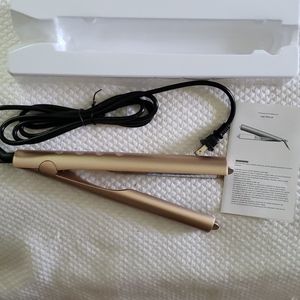 Self curling flat iron